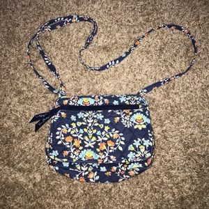 NWOT Vera Bradley blue floral patterned bag